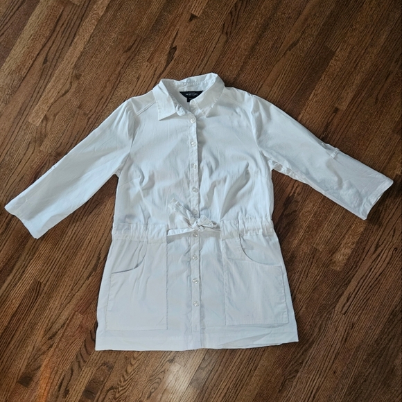 Michel Studio button down tunic short - Picture 1 of 5